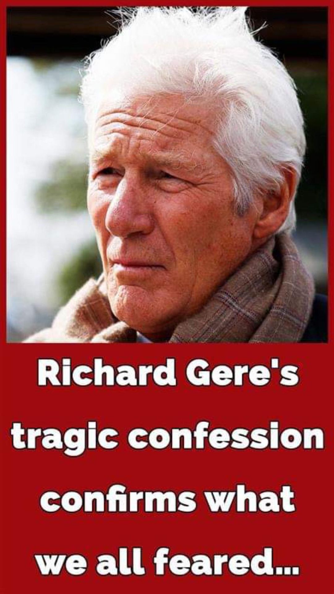 Richard Gere admits to screwing up his career – he had to “crawl a little bit” to get scripts